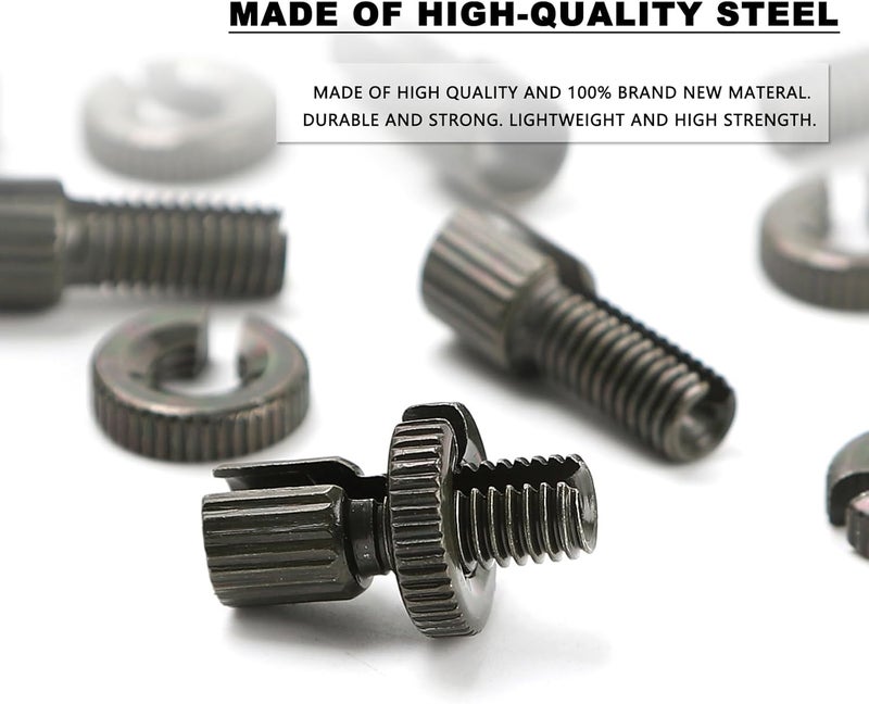 Minho Motorcycle Clutch Brake Cable Adjuster in Carbon Steel Material,8 MM Universal Nut Bolt Fitting for Motorcyle Scooter Mopeds ATV UTV Go Kart 6pcs - Image 5